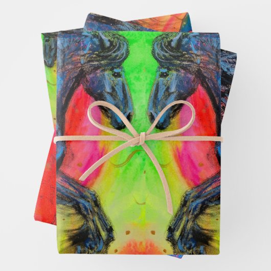 CHASING DREAMS Wrapping Paper Flat Sheet Set van 3 (In situ)