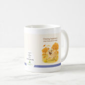 Chasing Happiness Dog Lover Mug by Tina Tran Koffiemok (Voorkant rechts)