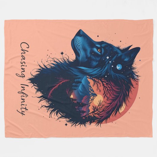 Chasing Infinity Fleece Deken (Voorkant (Horizontaal))