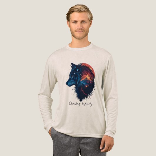 Chasing Infinity Tri-Blend Shirt (Voorkant)