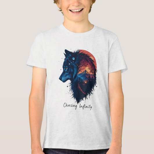 Chasing Infinity Tri-Blend Shirt (Voorkant)