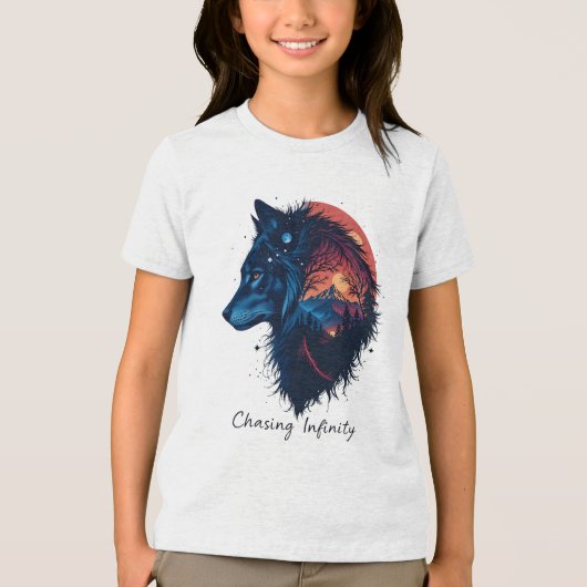 Chasing Infinity Tri-Blend Shirt (Voorkant)