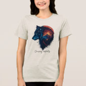 Chasing Infinity Tri-Blend Shirt (Voorkant)