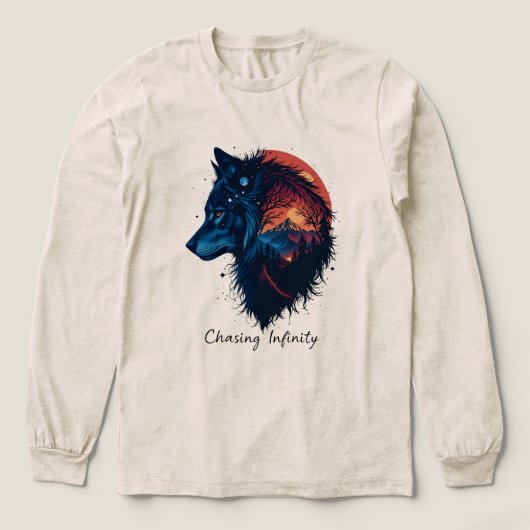 Chasing Infinity Tri-Blend Shirt (Voorkant)