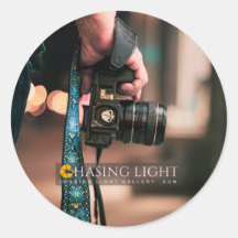'Chasing Light Gallery' Classic Ronde Stickers