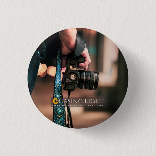 'Chasing Light Gallery' Ronde Button (Voorkant)
