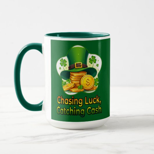 Chasing Luck Catching Cash St Patrick’s - caneca Mok (Links)