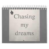 Chasing my dreams | Persiguiendo mis sueños Kalender (Hoes)