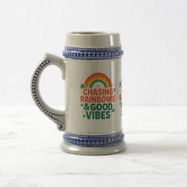 Chasing Rainbows & Good Vibes Mug Bierpul