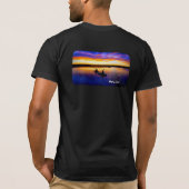 Chasing Sunset Kayak Jersey Cotton T-shirt | Unise (Achterkant)