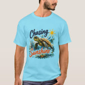 Chasing Sunshine Zee Schildpad T-shirt (Voorkant)