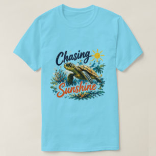 Chasing Sunshine Zee Schildpad T-shirt
