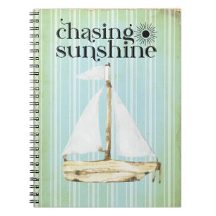 Chasing Sunshine Zeilboot Notitieboek