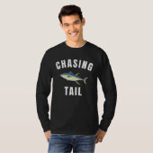 Chasing Tail Yellowfin Tuna Deep Sea Fishing T-shirt (Voorkant volledig)