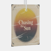 Chasing The Sun Glas Ornament (Voorkant Rechts)