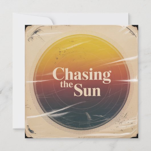 Chasing The Sun Kaart (Voorkant)