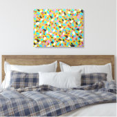 Chasing the Sun Kleurrijke Abstracte Kunst Print (Insitu (Slaapkamer))