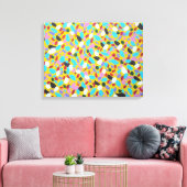 Chasing the Sun Kleurrijke Abstracte Kunst Print (Insitu (Woonkamer))