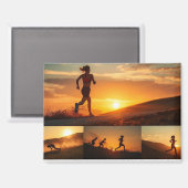 Chasing the Sunset – Magnetic Postcard Magneet (Voorkant / Achterkant)
