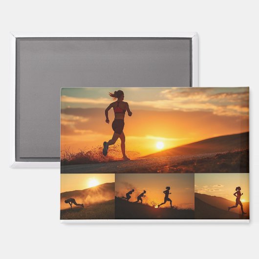 Chasing the Sunset – Magnetic Postcard Magneet (Voorkant / Achterkant)
