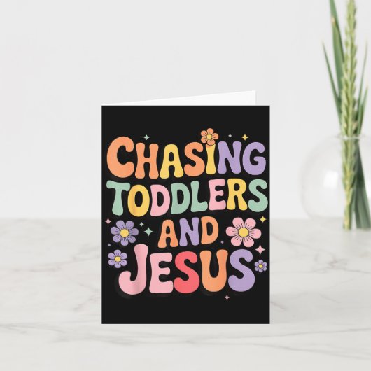 Chasing Toddlers And Jesus  Kaart (Voorkant)