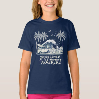 Chasing Waves at Waikiki T-shirt