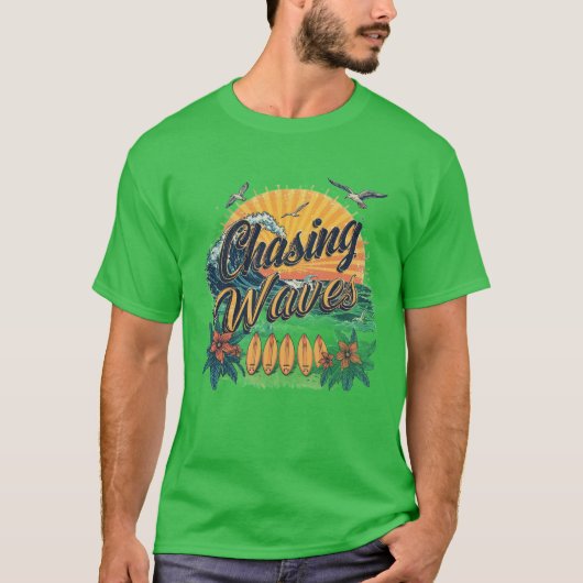 Chasing Waves T-shirt (Voorkant)