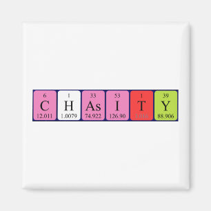 Chasity periodieke table name magnet