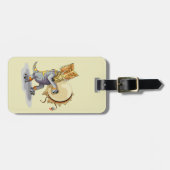 Chasmosaurus dansen een sjamaan ritueel bagagelabel (Voorkant horizontaal)