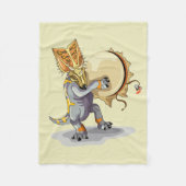 Chasmosaurus dansen een sjamaan ritueel fleece deken (Voorkant)