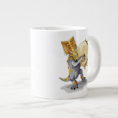 Chasmosaurus dansen een sjamaan ritueel grote koffiekop (Voorkant rechts)