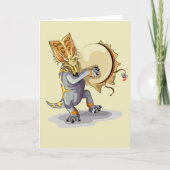 Chasmosaurus dansen een sjamaan ritueel kaart (Voorkant)