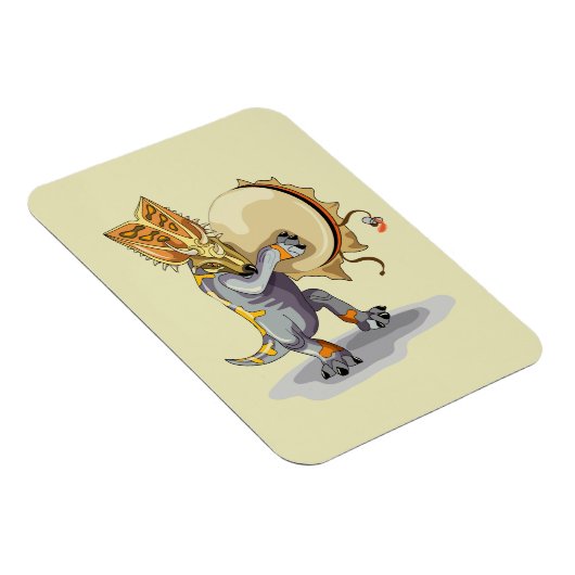 Chasmosaurus dansen een sjamaan ritueel magneet (Rechterzijde)