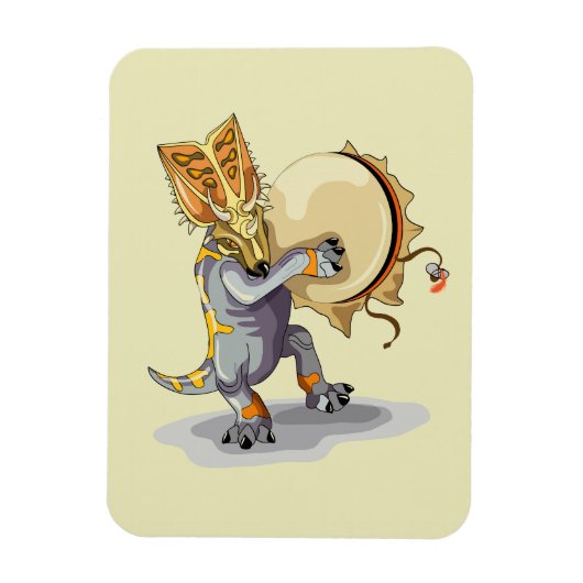 Chasmosaurus dansen een sjamaan ritueel magneet (Verticaal)