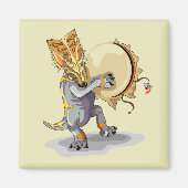 Chasmosaurus dansen een sjamaan ritueel magneet (Voorkant)