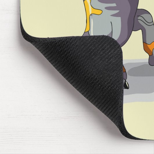 Chasmosaurus dansen een sjamaan ritueel muismat (Hoek)