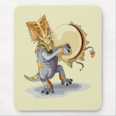 Chasmosaurus dansen een sjamaan ritueel muismat (Voorkant)