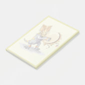 Chasmosaurus dansen een sjamaan ritueel post-it® notes (Schuin)