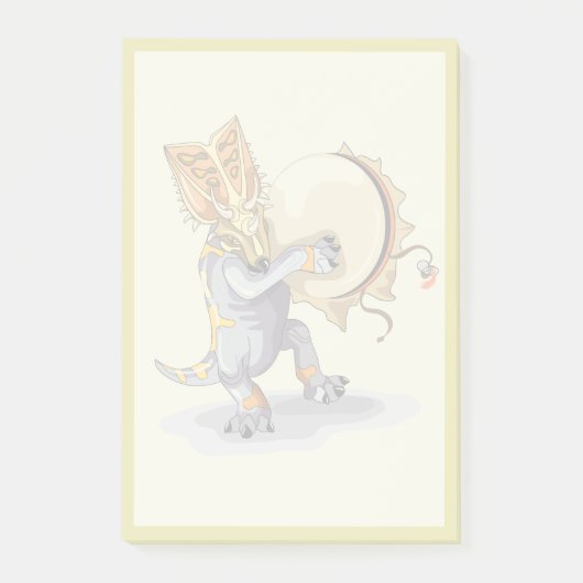 Chasmosaurus dansen een sjamaan ritueel post-it® notes (Voorkant)