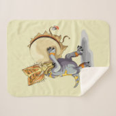 Chasmosaurus dansen een sjamaan ritueel sherpa deken (Voorkant (horizontaal))