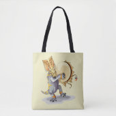 Chasmosaurus dansen een sjamaan ritueel tote bag (Voorkant)