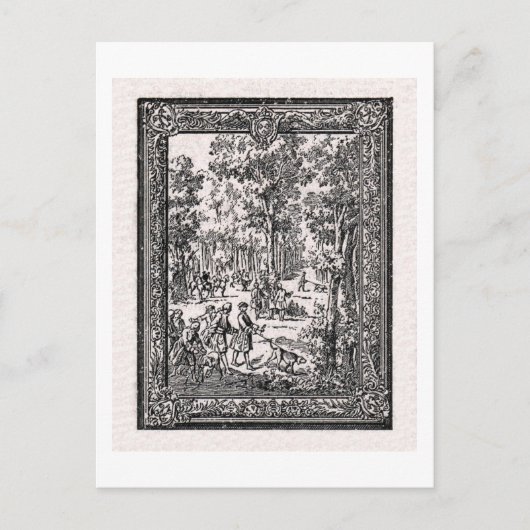 Chasse D'Oudry Briefkaart (Voorkant)