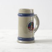 Chaste Hart van St. Joseph Glas in lood Design Bierpul (Voorkant rechts)