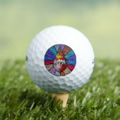 Chaste Heart van St. Joseph: Versie Glas in lood Golfballen (Insitu Shirt)