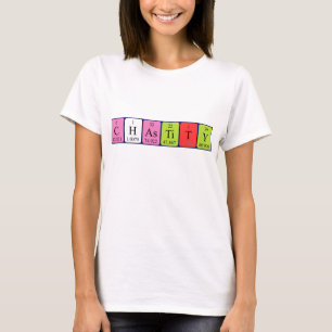 Chastity periodiek lijstnaam shirt