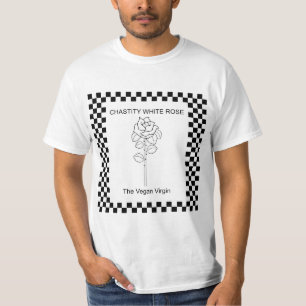 Chastity Roos Vegan Virgin + Chandler's eerlijkhei T-shirt