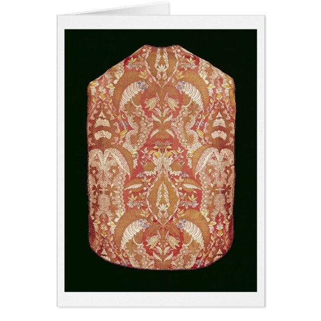 Chasuble, kant patterned silk, Frans, c.1720 (Voorkant)