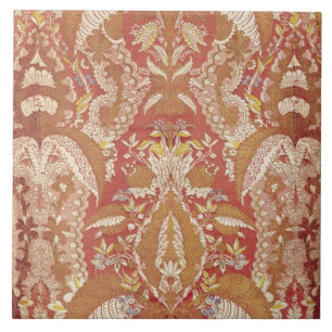 Chasuble, kant patterned silk, Frans, c.1720 Tegeltje