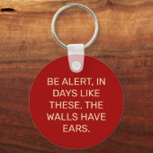 Chat 1941 Sovjet-Poster niet met aangepaste tekst Sleutelhanger (Achterkant)