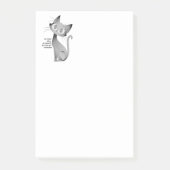 Chat assis au regard langoureux post-it® notes (Voorkant)